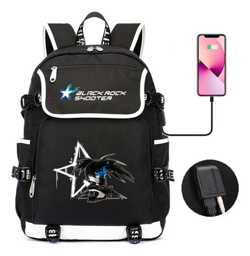 Nueva Mochila De Animación Black Rock Shooter Black Rock Sho