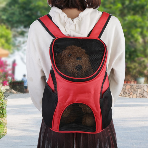 Mochila Portamascotas Con Dos Correas De Hombro P/gato/perro