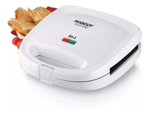 Sandwichera Waflera 5 En 1 Peabody Plancha Grill Waffle