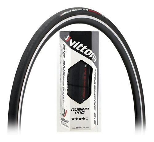 Imagen 3 de 4 de Cubierta Clincher Vittoria Rubino Pro 4 700x28 Graphene 2.0