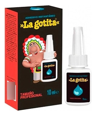 Pegamento La Gotita Tamaño Profesional 10ml