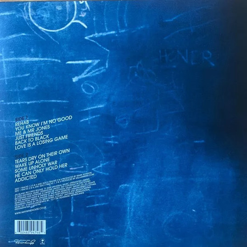 Vinilo Amy Winehouse Back To Black Eu Import. Edición Limitada