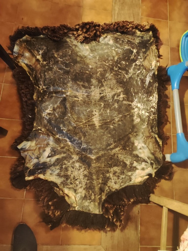 Imagen 8 de 8 de Cuero Pelego Cojinillo Negro Para Vestir Apero Recado