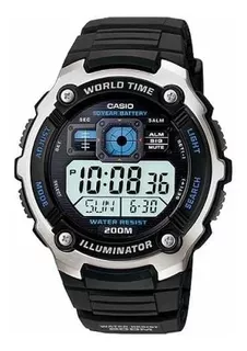 Reloj Casio Ae-2000w Hombre Crono Alarma Wr 200m Sumergible