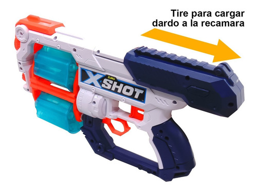 Imagen 5 de 10 de Pistola Lanza Dardos X- Shot Xcess Zuru Art. 01164 20 Metros
