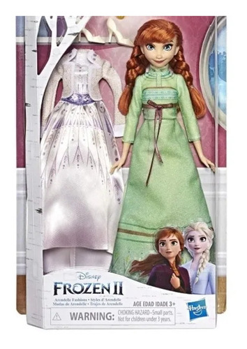 Muñeca Anna Frozen 2, Vestido De Arendelle Fashions.