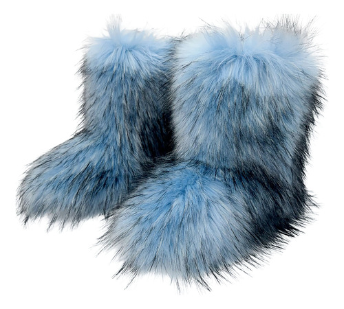 Botas Peludas De Invierno Para Mujer, Cómodas, Cálidas, Y2k