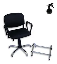 Comprar Rociador Atomizador + Sillón Peluquería + Posa Pies Cromado 