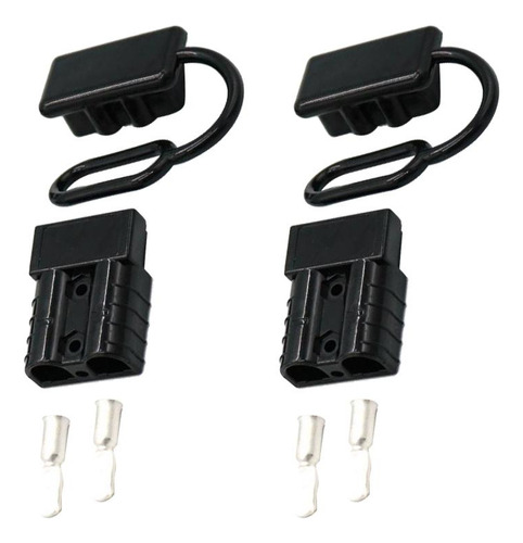 Enchufe Conector Rápida Con Tapones Antipolvo De Batería