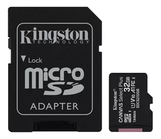 Tarjeta De Memoria Kingston Micro Sd 32gb Canvas Select Plus