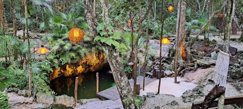 Terreno Con Villa Y Cenote En Ruta De Los Cenotes, Puerto Morelos