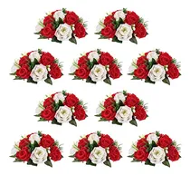 Comprar Ramo De Flores Falsas Nuptio, 15 Cabezas, Rosas De Plástico 
