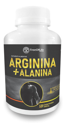 L-arginina + Alanina 120 Comprimidos 1000mg Tree