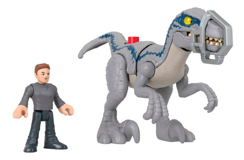 Imaginext Jurassic World Dinosaurio De Juguete Blue & Owen