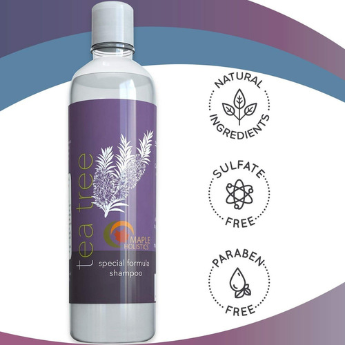 Tea Tree Champú Para La Caspa Moderada Con Argán, Jojoba Y L
