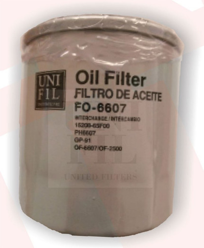 Filtro Aceite Eco Ph9602 Ml1014 Ph9602 Of2500 Of6607 Gp91
