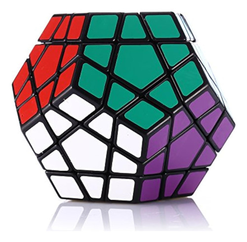 Dreampark 3x3 Megaminx Speed ??cube Puzzle Toy, Negro