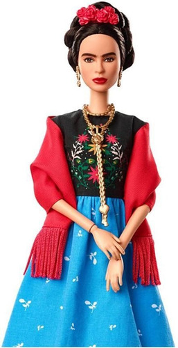 Imagem 2 de 11 de Barbie Série Collector Mulheres Insp. Frida Kahlo Mattel Ms