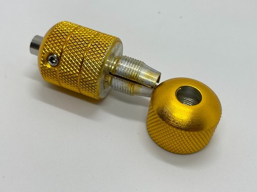 Encaixe Para Biqueiras De Tattoo Gold 25mm Sistema Autolock