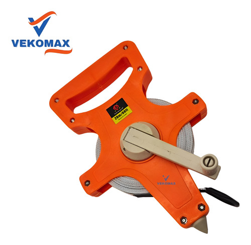 Cinta Metrica Agrimensor 20 Metros Manivela Plegable Fibra