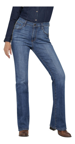 Jeans Vaqueros Mujer Wrangler High Rise Boot 401