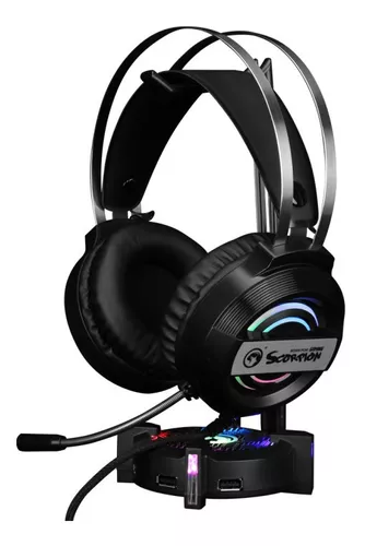 LUVZOOR Support Casque Portable et Durable Accessoire Bureau Gaming,  Support Casque Gaming réglable, Accessoire Bureau Gaming Support  Illumination RGB et Double Charge USB : : High-Tech