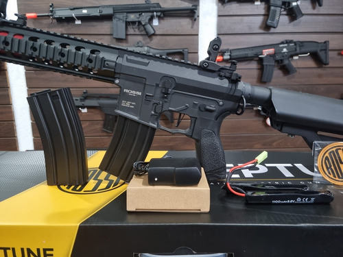 Imagem 2 de 10 de Airsoft Rifle Rossi M4 Ar15 Neptune 8 Sd Novas!