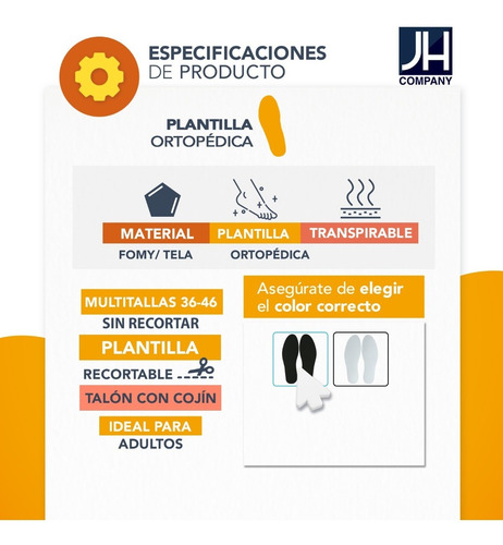 Imagen 9 de 9 de Plantillas Acolchonado Anti Impacto Ajustable Zapatos 9910