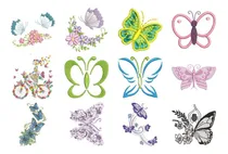 Comprar 100 Matrices P\u002F Maquinas De Bordar Mariposas