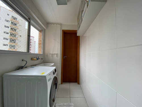 Imagem 6 de 30 de Apartamento Frente Mar Mobiliado Com 3 Dormitórios À Venda, 92 M² Por R$ 890.000 - Vila Guilhermina - Praia Grande/sp - Ap3270