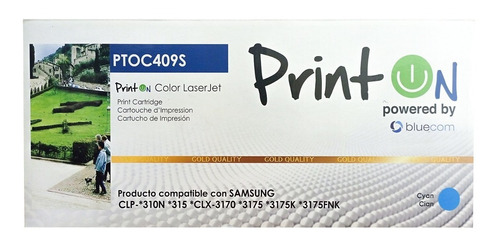 Toner Cian Printon Para Samsung Clp 310 315 3170 3175 