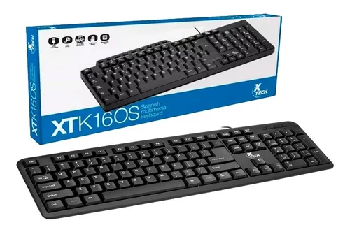 Teclado Usb En Español Factura Iva Xtech Xtk-160s Durable