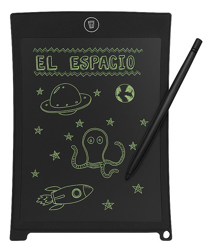 Pizarron Mágico Para Niños Tableta Escritura Lcd 8,5 Pulgada Color Negro