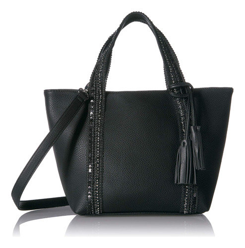 Bolso Latique Quinn Pebble, Negro