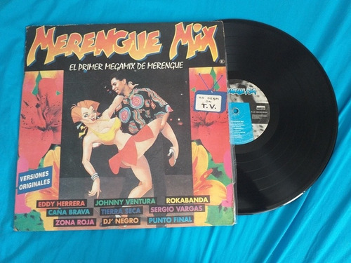 Merengue Mix Versiones Originales Lp Rare Sony Music 1993