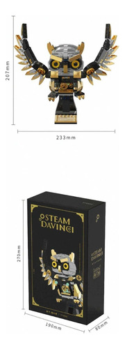 Bloques De Construcción Tuomu Escarabajo-línea Steam Davinci 400 Buho