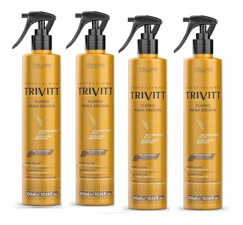 4 Un Itallian Trivitt Fluido Escova 300 Ml