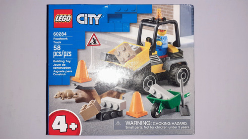 Camión De Obra Carretera Lego City 60284 58 Constructor (Usado)