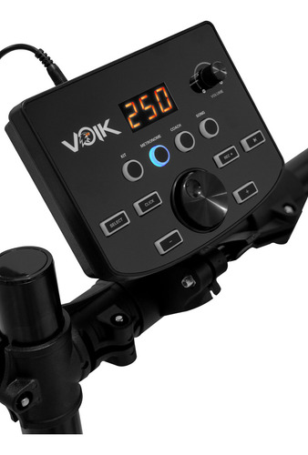 Bateria Eletrônica Voik Boost-700 Com Midi Profissional Cor Preto