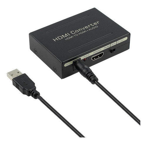 Imagem 4 de 5 de Extrator Hdmi Audio Splitter Spdif Óptica + Rca