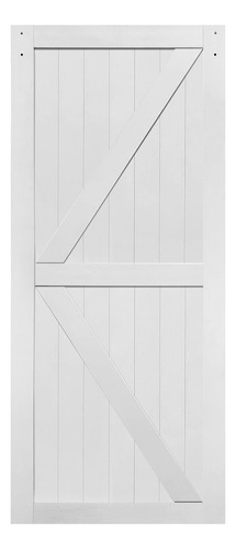 Sz Tophand® 36  X 84  Puerta Granero Pvc Textura Madera 24