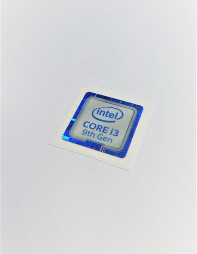 Sticker Original Etiqueta Intel Corei3 Novena Generacion
