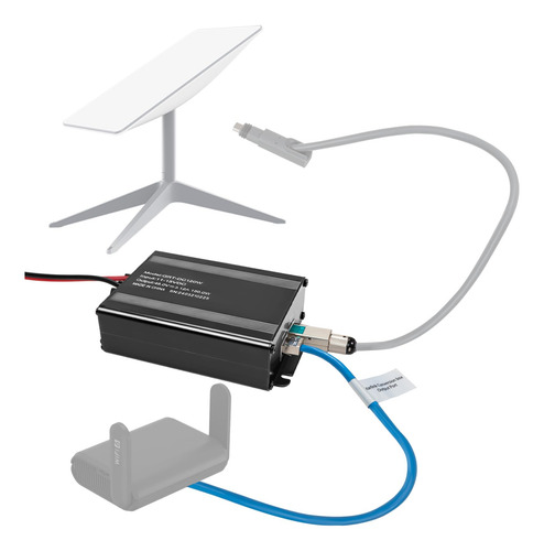 Kit De Conversión Dc, Inyector Poe Pasivo Starlink De 12 V A