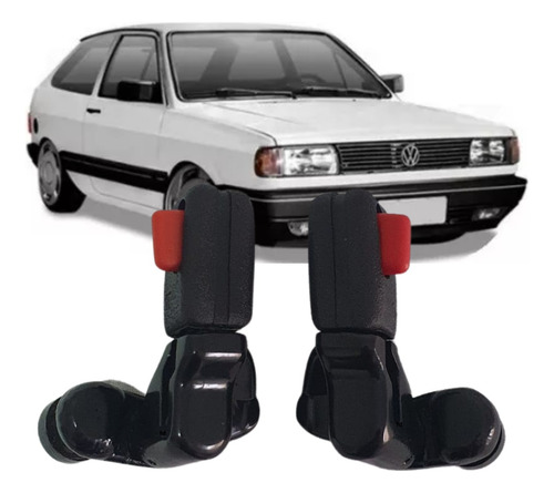 Par Trinco Quebra Vento Com Fixador Voyage 1987 1988 1989