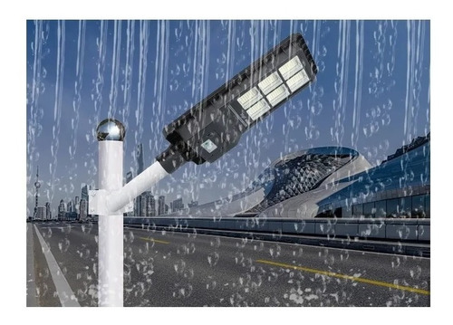Lámpara Led Solar 180w Luminaria Suburbana Alumbrado Publico