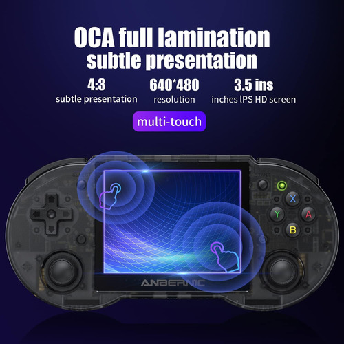 Rg353p Retro Handheld Game Machine Con Dual Os Android 11 Y