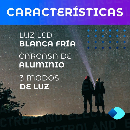 Linterna Táctica Led Zoom Recargable Usb Multifunción