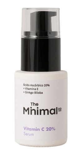 Serum Vitamina C 20% The Minimal Co 30ml Skincare Iluminador