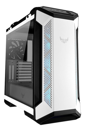 Gabinete Gamer Asus Tuf Gt501 Rgb Cristal Templado Blanco