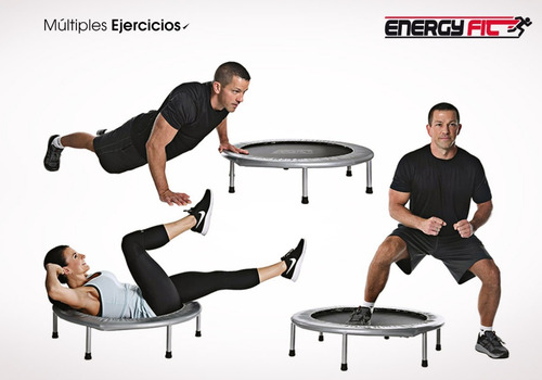 Imagen 6 de 9 de Mini Trampolin Gimnasia Fitness Profesional 36 Steps + Funda